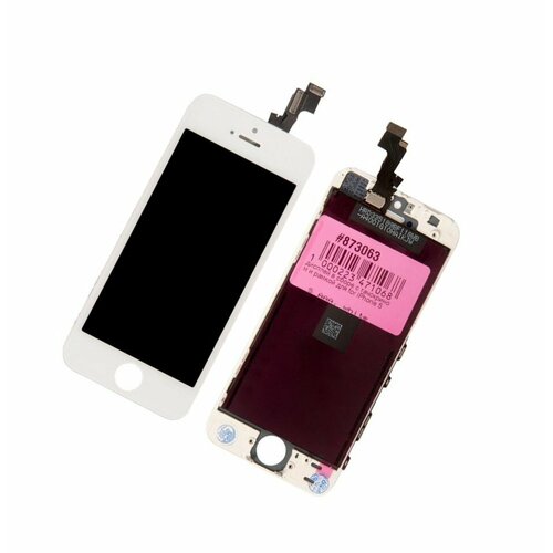 Display / Дисплей PD в сборе с тачскрином для Apple Phone 5S, белый