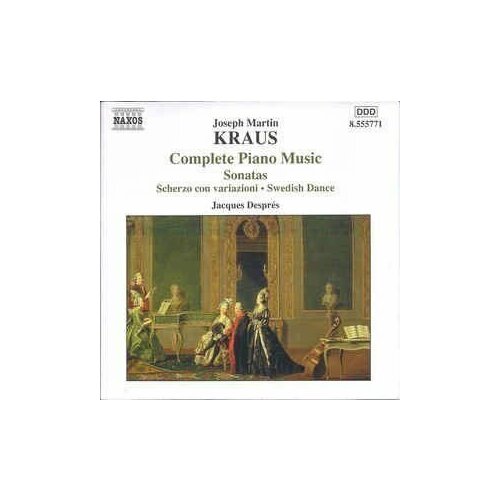 Kraus - Piano Music - Naxos CD EU ( Компакт-диск 1шт) Joseph Martin Sweden Classical martin stephen marks joseph messengers