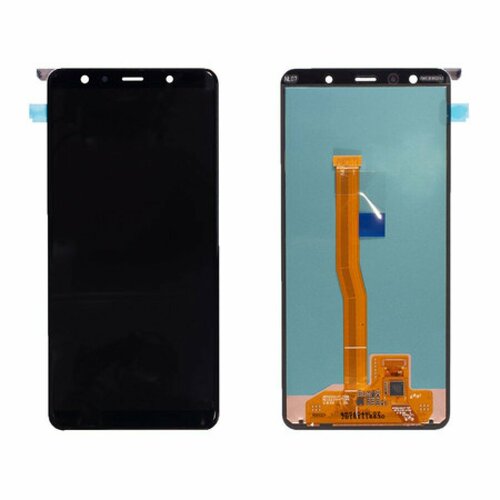 Дисплей для Samsung A750F (A7 2018) в сборе с тачскрином Черный - (TFT, с регулировкой подсветки)