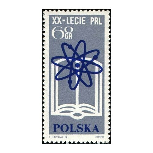 (1964-048) Марка Польша Наука , III Θ