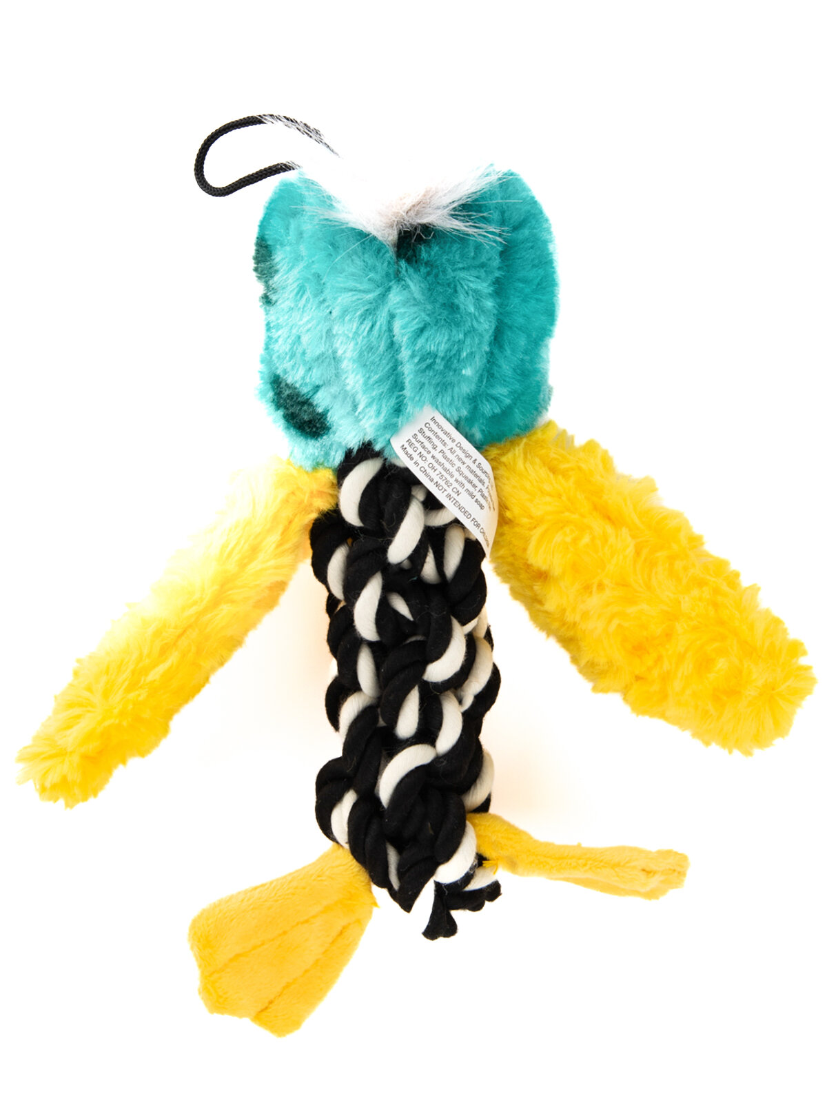 Elder Club игрушка для собак попугай с канатом (20 см.) - фото №7