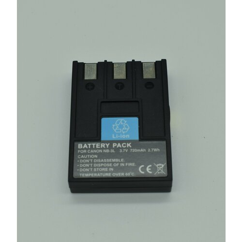 аккумулятор vbparts nb 4l 3 7v 1200mah 077132 для canon digital ixus Аккумулятор digital NB-3L 720mAh (2.7Wh) для камер Canon