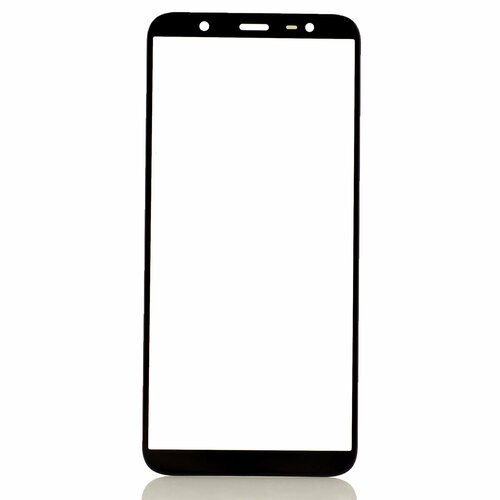 Стекло дисплея для переклейки для Samsung J810F Galaxy J8 (2018) черный + OCA