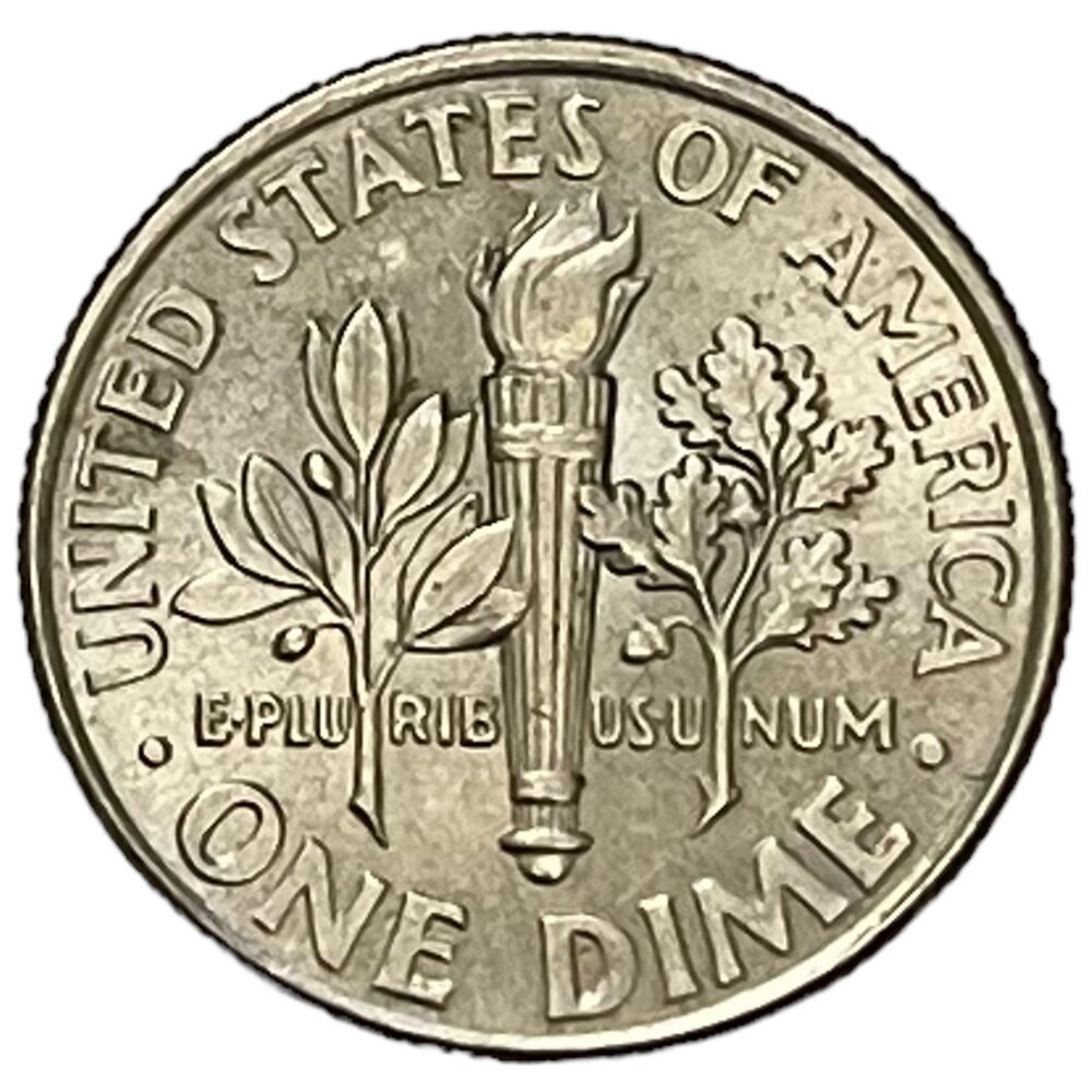 США 10 центов (1 дайм) 2017 г. (Dime, Рузвельт) (P)