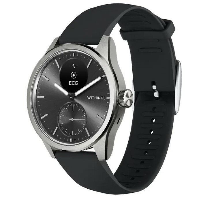 Умные часы Withings scan watch 2, 42 мм, черные