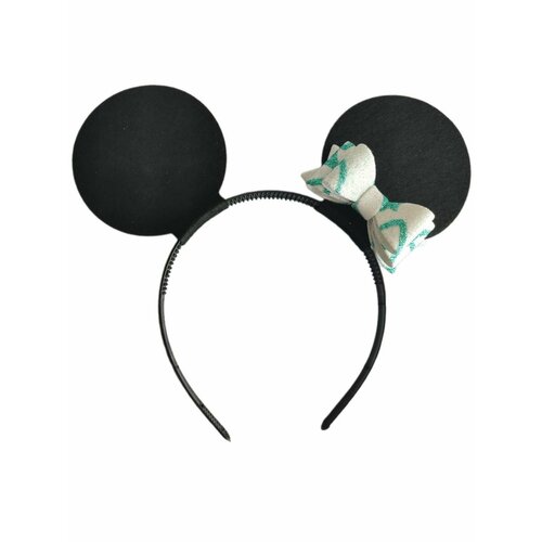 Ободок ушки с бантом