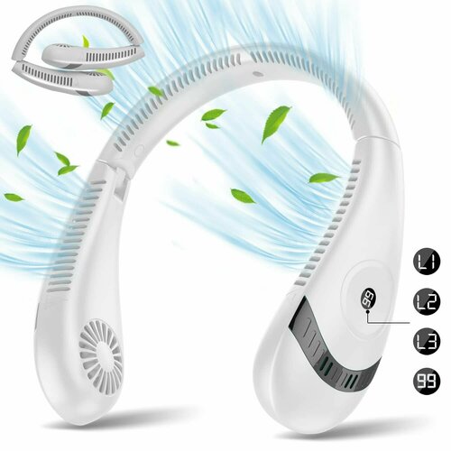 Портативный вентилятор Портативный Шейный вентилятор Neck Fan Белый 429900₽