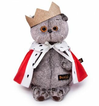 Budi Basa Мягкая Игрушка Кот Басик-царь (30см, в подарочной коробке) Ks30-159, (ООО "МПП")