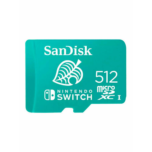 Карта памяти microSD 512 ГБ SanDisk Class 10 Nintendo ( SDSQXAO-512G-GN3ZN ) heystop case for nintendo switch