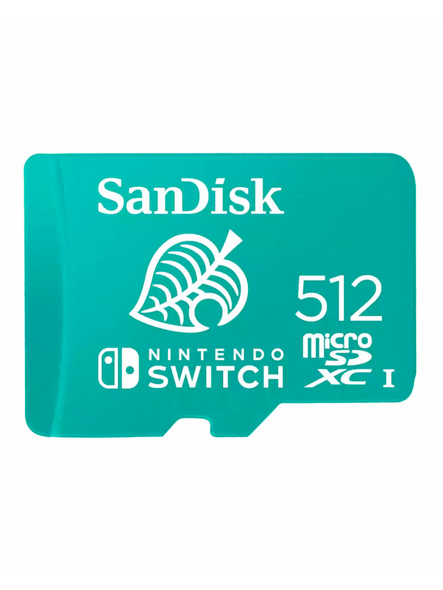 Карта памяти MicroSDXC 512GB SanDisk Class 10 UHS-I A1 C10 V30 U3 for Nintendo Sw - фото №1