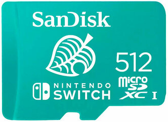 Карта памяти SanDisk Micro SDXC for Nintendo Switch, 512 Гб