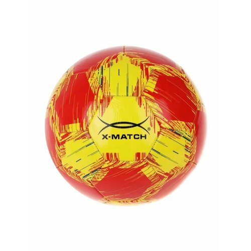 Мяч футбольный X-Match, 1 слой PVC, 1.8 мм. 330-350 гр, Размер 5