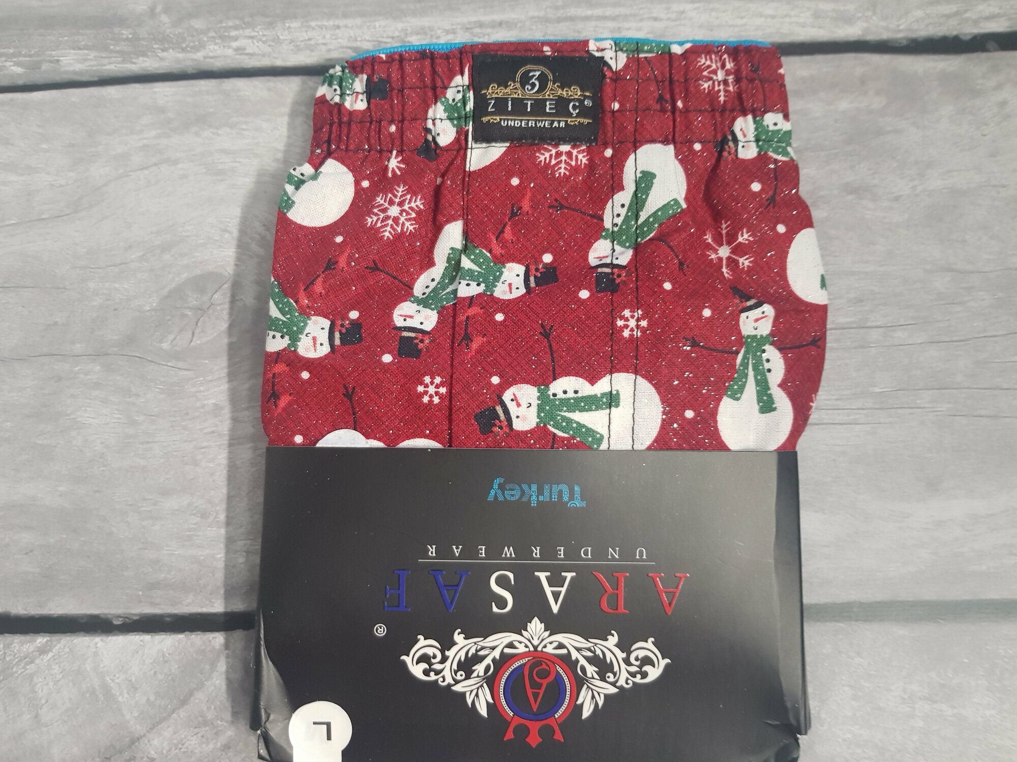 Трусы Arasaf, размер L, белый, красный