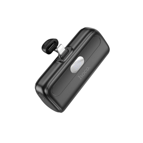 Внешний аккумулятор Power Bank Hoco J116 Mini for Lightning 5000mAh черный с подставкой 102500₽