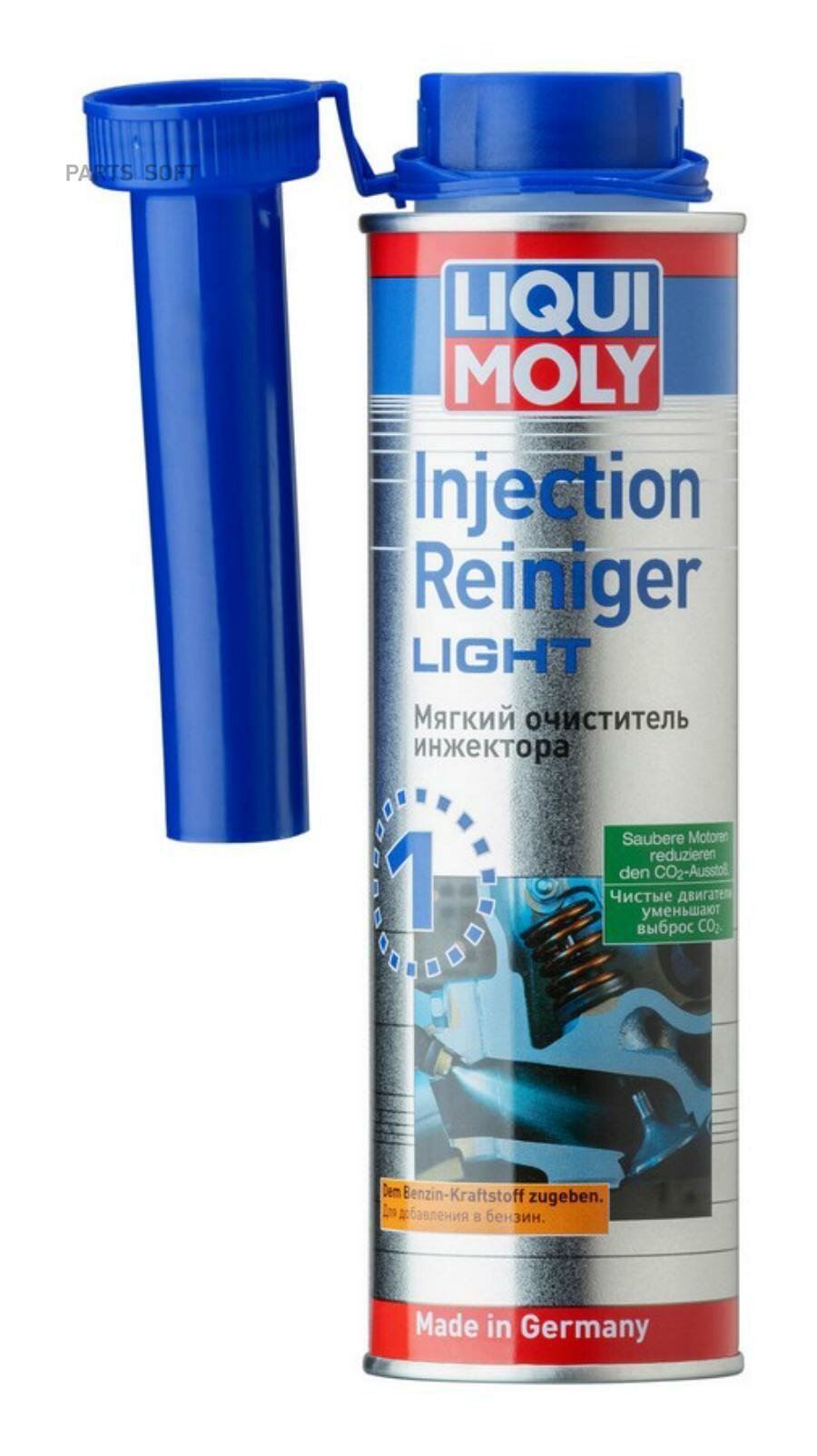 LIQUI MOLY 7529 LiquiMoly Injection-Reiniger Light 0.3L_очиститеь инжектора мягкий !\