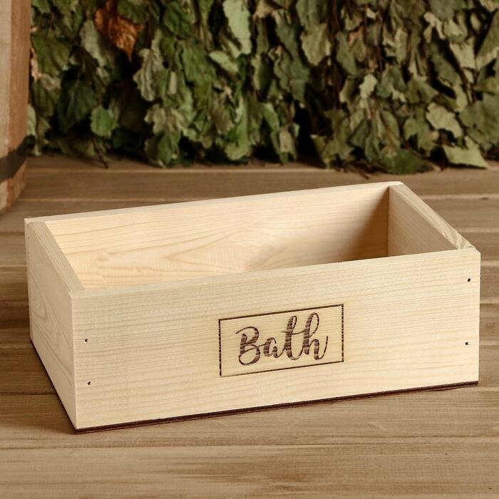 Ящик деревянный Дарим Красиво Bath, 24,5х14х8 см (5199088)