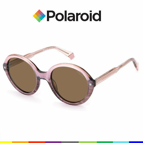 фото Солнцезащитные очки polaroid pld4114sx5kc, розовый