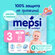 Подгузники Mepsi детские, 3 размер, M (6-11кг), 21 шт.