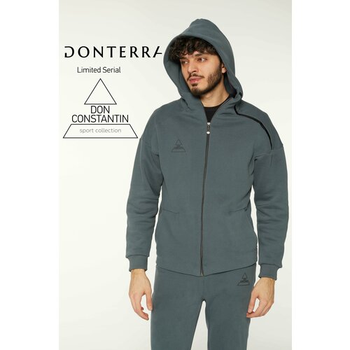 фото Толстовка donterra, размер 54, серый