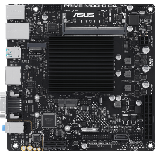 Материнская плата ASUS Intel N100 onboard PRIME N100I-D D4-CSM 18155₽