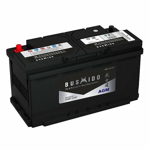 Аккумулятор автомобильный BUSHIDO AGM 1000 Ah L50 CA 900 A ОП 353x175х190 L5 353x175x190 28470₽