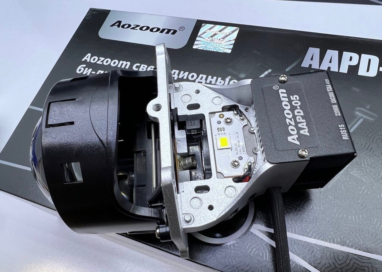 BI-LED модули Aozoom Laser Gen5 2022 (AAPD-05) с лазером (комплект 2 шт.) — фото 15