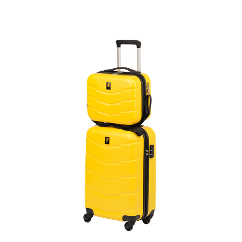 фото Чемодан sun voyage, 40 л, размер s, желтый
