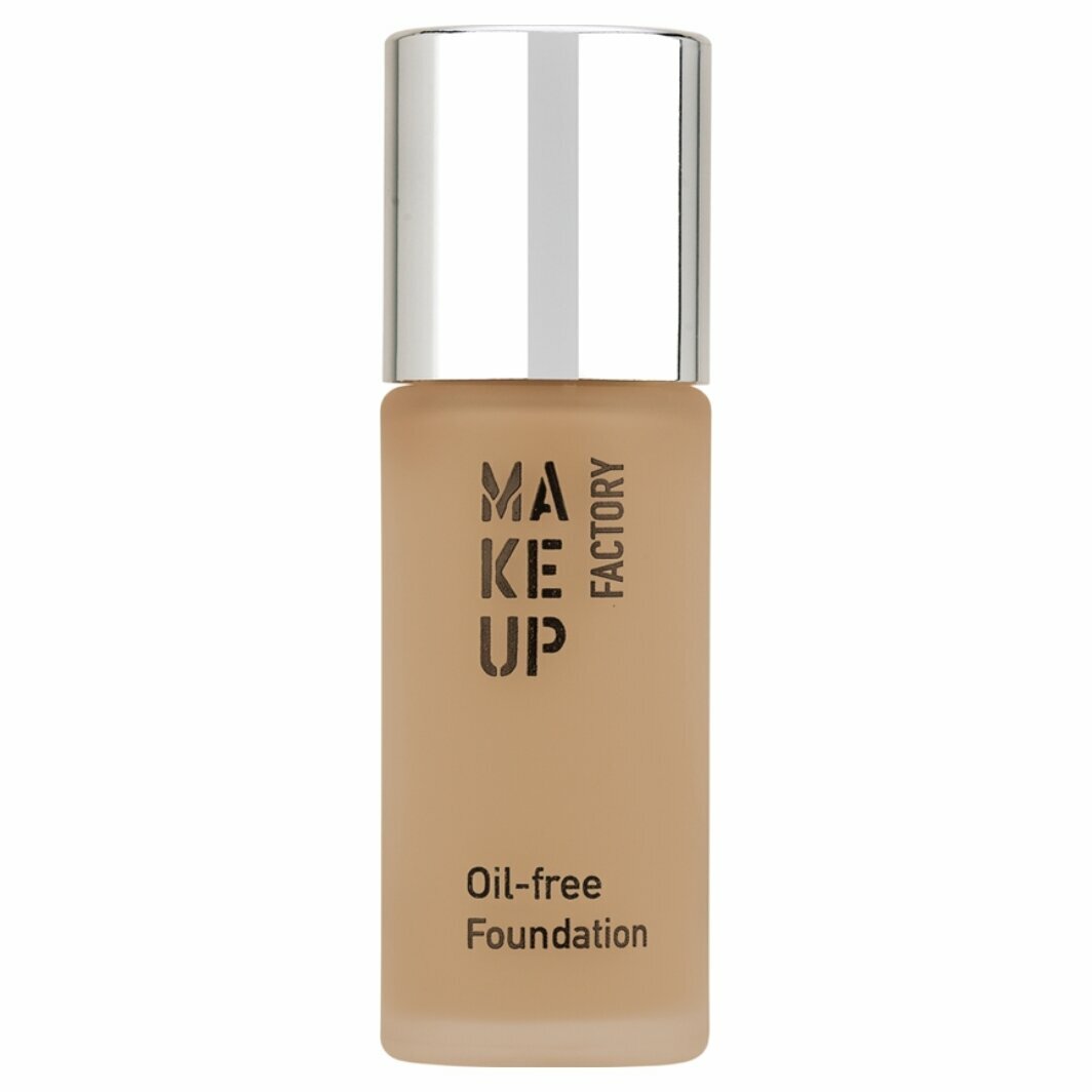 Make up Factory Тональный крем матовый для нормальной и жирной кожи Oil-free Foundation №21, светлый мокко