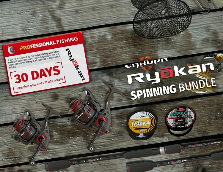 Professional Fishing: Sakura Ryokan Spinning DLC электронный ключ PC Steam