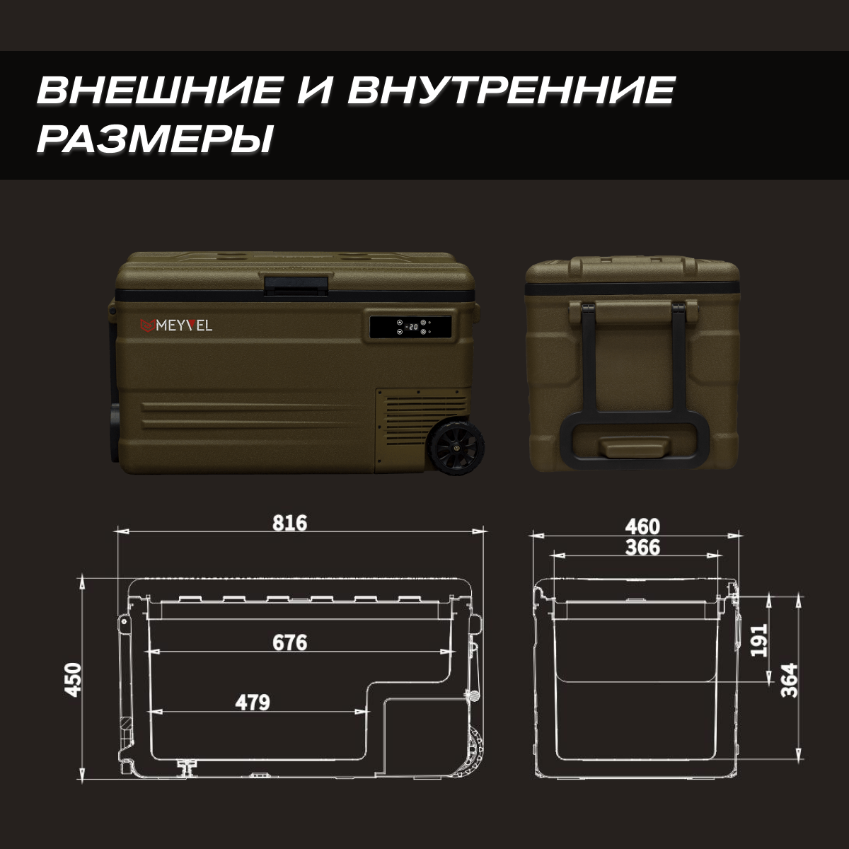 Автохолодильник Meyvel AF-U75-travel