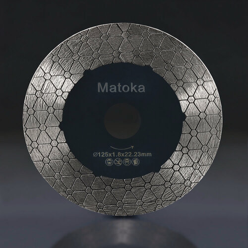 Изображение товара Диск алмазный Matoka 125 x 1,8 x 22.23 по керамограниту и твердой керамике, 1 шт
