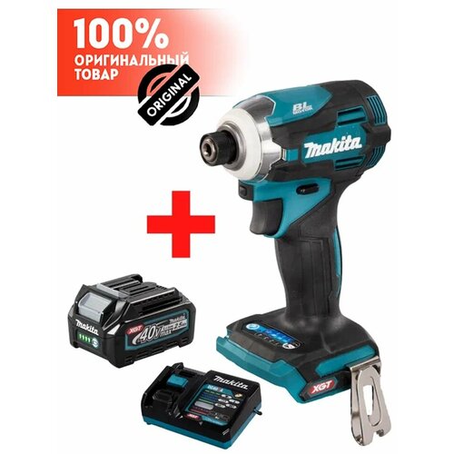 Шуруповерт ударный аккум MAKITA XGT TD001GZ BL 40В BL4025 25 АчDC40RA 38790₽