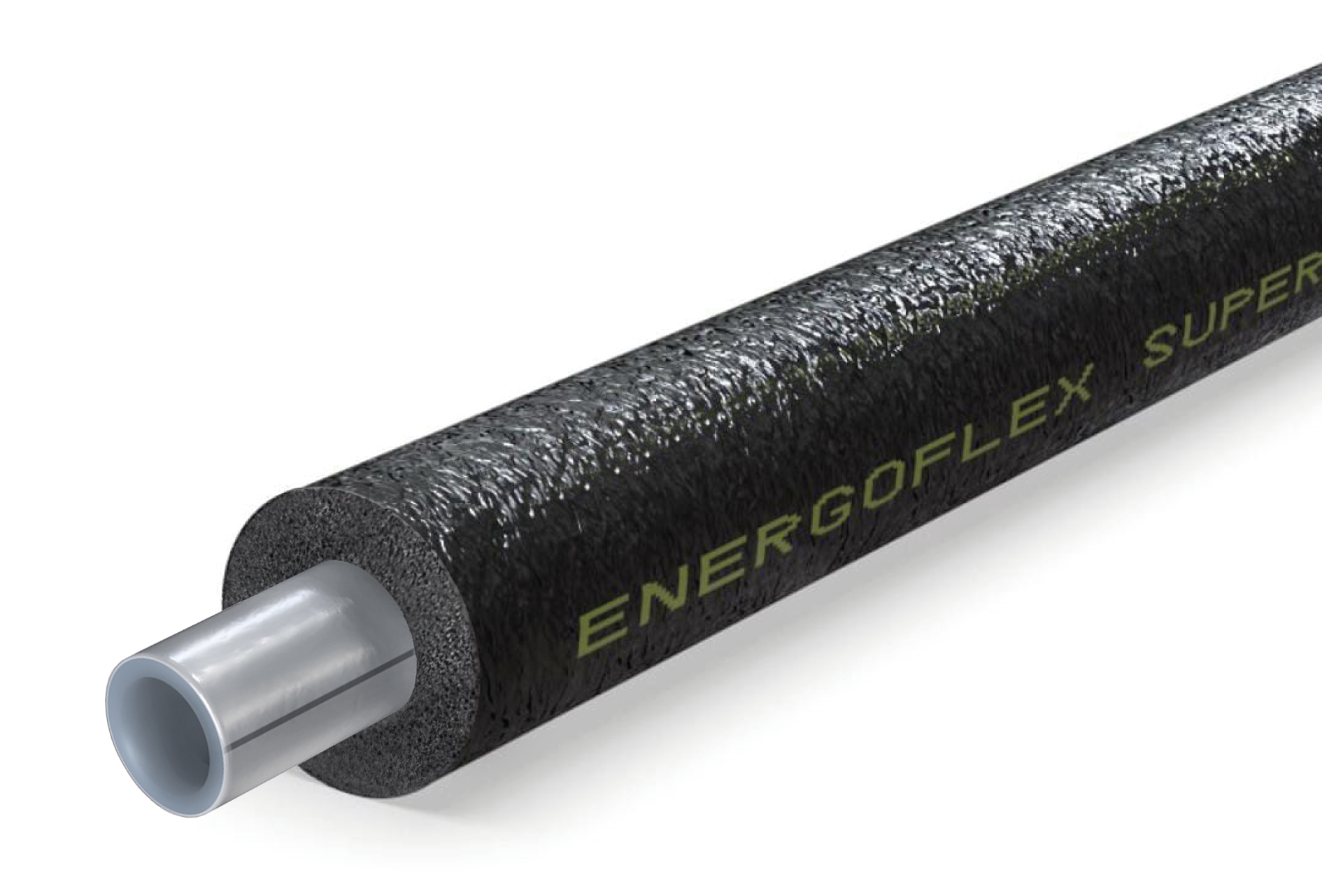 Трубка теплоизоляционная Energoflex Super Protect Black 20/9 - 10м (черная, 5шт.) - фотография № 1