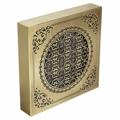 Вентилятор для ванной комнаты D 120 mm с декоративной решеткой 180 x 180 mm бронза 3016000₽