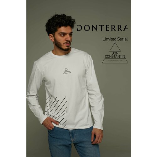 фото Лонгслив donterra, размер 52-54, белый