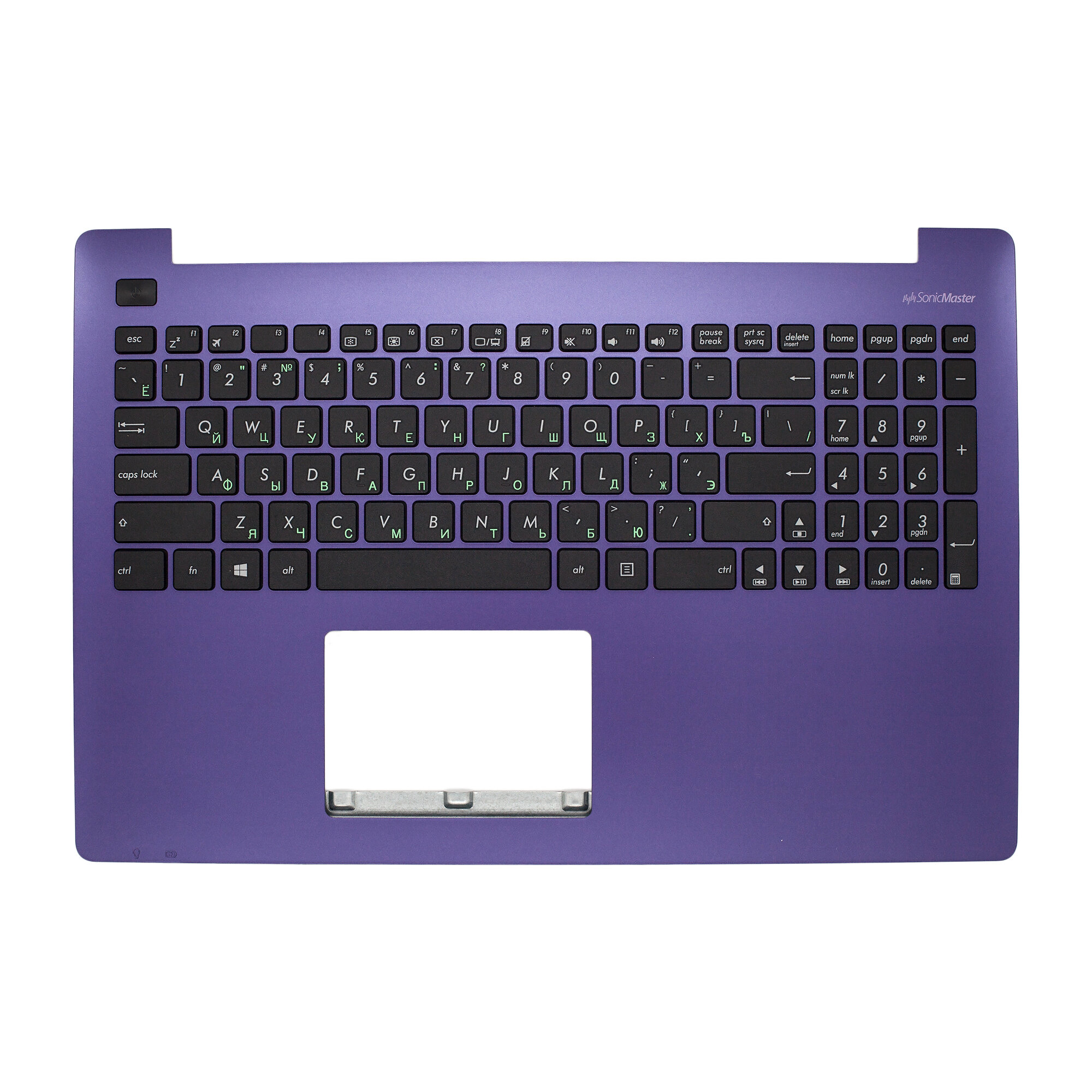 Топ-панель ( топкейс с клавиатурой ) для ноутбуков Asus X553MA / Asus X553SA - Фиолетовая