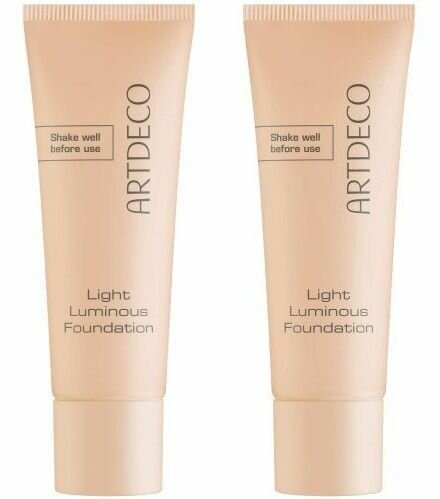 ARTDECO Тональная основа Light Luminous Foundation, тон 20, 25 мл, 2 шт