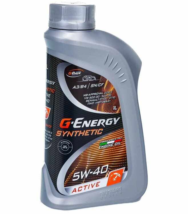 Синтетическое моторное масло G-Energy Synthetic Active 5W-40, 1 л