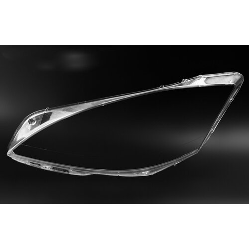 Стекло фары Mercedes S W221 2009-2013 Рест, левое, GNX, поликарбонат, для автомобилей Мерседес-Бенц S-Class (W221)