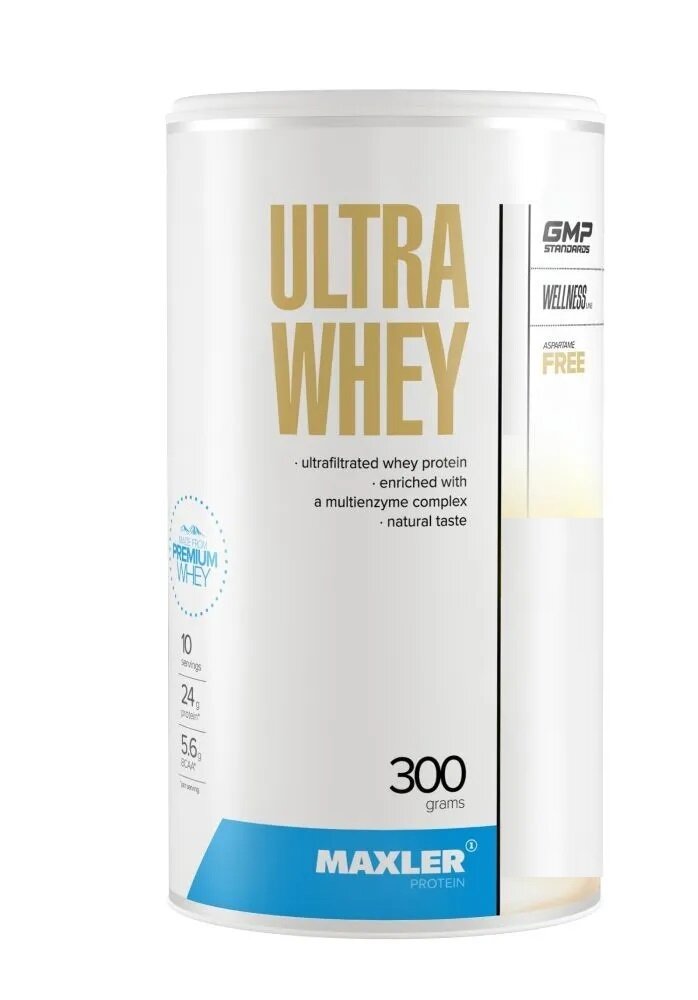 Maxler Ultra Whey 300 гр (Maxler) Бананово-молочный коктейль