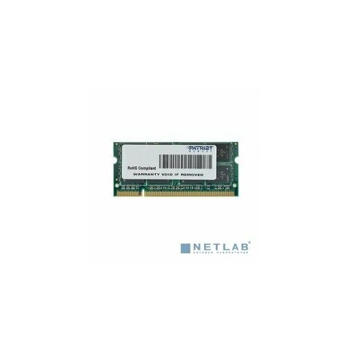 Patriot Модуль памяти Patriot DDR2 SODIMM 2GB PSD22G8002S PC2-6400 800MHz 370300₽
