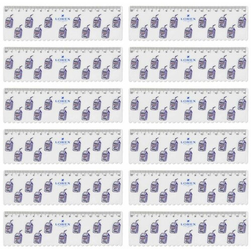 LOREX Линейка Transparent Boys Tears 16 см пластик прозрачный с рисунком 12 шт 848₽