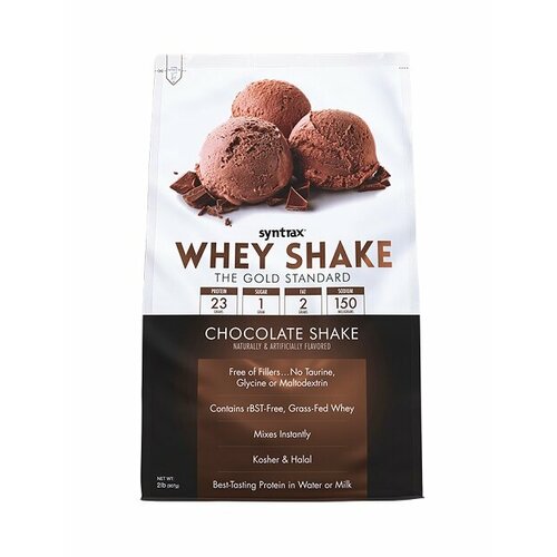 Whey Shake Syntrax (907 гр) - Шоколад whey shake syntrax 907 гр шоколад