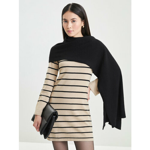 фото Платье zarina, размер xl (ru 50)/170, бежевый