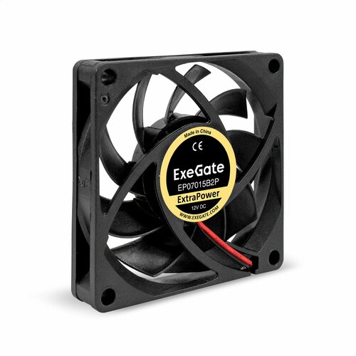  12 DC ExeGate ExtraPower EP07015B2P (70x70x15 , 2-Ball ( ), 2pin, 3100RPM, 28dBA) EX295232RUS