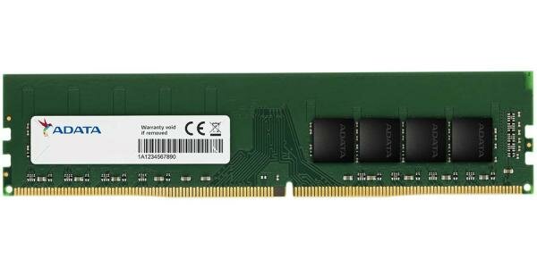 Оперативная память для компьютера 16Gb (1x16Gb) PC4-21300 2666MHz DDR4 DIMM CL19 A-Data AD4U266616G19-SGN