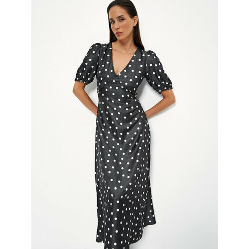 фото Платье zarina, размер m (ru 46), черный