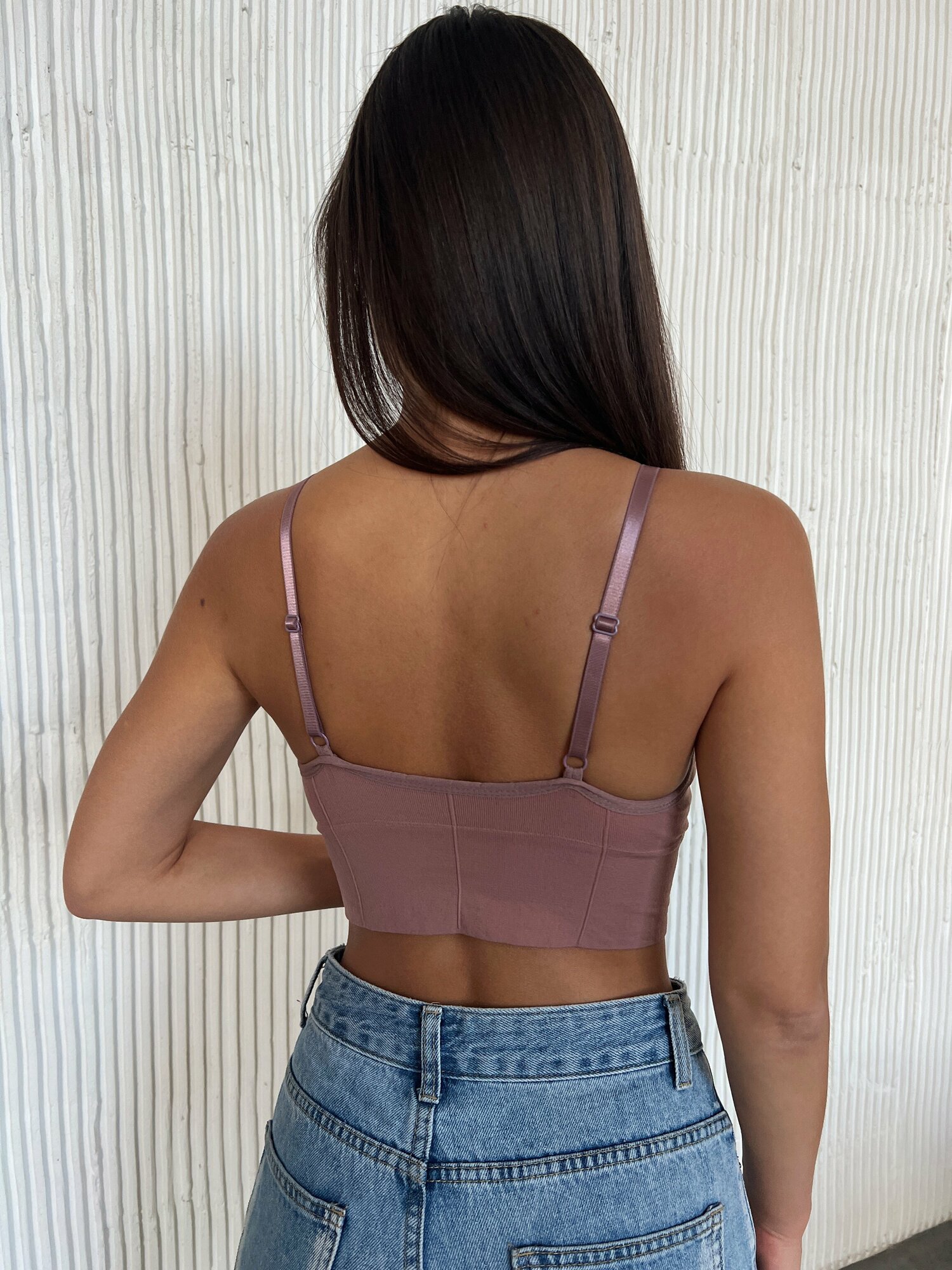 Топ LOOKTOP, 1 шт., размер 40-44, пурпурный — фото 1