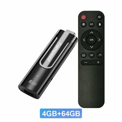 Android Smart TV приставка Transpeed TV Stick 4K Y9 (TV stick M98) - ATV - 4/64 Гб