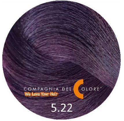 COMPAGNIA DEL COLORE краска для волос 100 МЛ AMMONIA FREE 5.22
